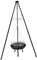 Woodside Adjustable Garden Tripod Barbecue Cooking Grill Portable BBQ Fire Pit
