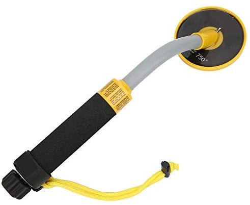 PI750 Underwater Metal Detector, Handheld Metal Detector,100 Feet Waterproof Pulse Induction Metal Detector,Vibration and White LED Light Alarm Mode