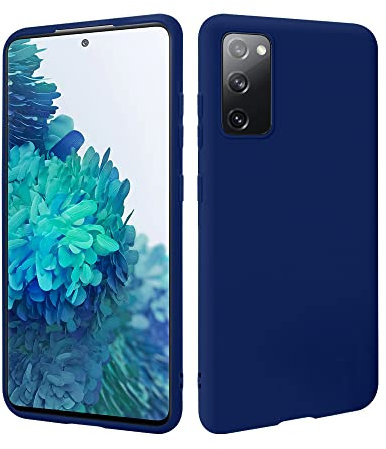 HSP Hülle für Samsung Galaxy S20 FE [Staubabweisend] Handyhülle | Premium TPU Silikon Case Schutzhülle | Kratzfest Stoßfest Fallschutz | Kabelloses Laden Kameraschutz | Passgenau Dünn Matt | Blau