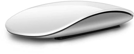 Souris magique ultra-mince, souris sans fil Bluetooth 5.0, silencieuse multi-ultra-mince Magic Mouse pour ordinateur portable, Mac, PC, MacBook (pas de récepteur USB), blanc