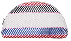 Becksöndergaard Tasche Damen - Jasira Dusilla Tasche Bunt (Fiery Red) - Clutch/Kosmetiktasche aus Baumwolle-Mix - L:23 x H:13 cm