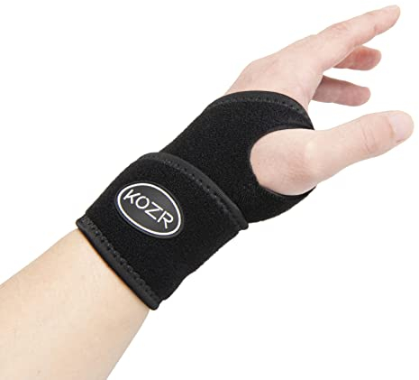 KOZR Handgelenk Bandagen,Handgelenkbandage für stabilisiert das Handgelenk,Handgelenkstütze Gelten Recht/Link,Schwarz handgelenkschoner Damen und Herren