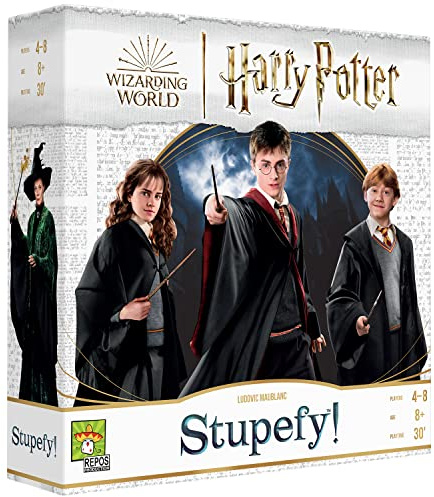 Repos | Harry Potter Stupefy | Board Game | Ages 8+ | 4-8 Players | 30 Minutes Playing Time, (ASMHPSEN01)