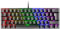 Mars Gaming Teclado MECANICO Ultra Compacto MK60 Black Switch Azul PR DE 100Hz Anti-GHOSTING AVANZADO ILUMINACION RGB