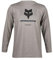 Fox Racing Jungen Youth Optical LS Tee, Heather Graphite, S