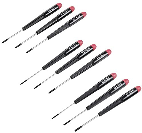Toolcraft Screwdriver Set 9-Piece Slotted Phillips Phillips T-Profile