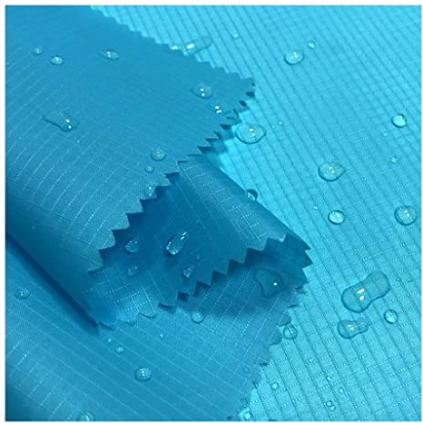 JEEIJ Bu 3/5/10 M Ripstop-Nylon for Den Außenbereich, Wasserdichtes Gewebe, Beschichtetes, Ultraleichtes, Wasserabweisendes Material, 150 cm Breit (Color : 7 Sky Blue, Size : 150cmx3M)