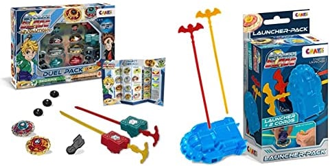 CRAZE Blade Kampfkreisel - Skorpix Xoctarus Evolution & CRAZE Blade Launcher Pack für Kampfkreisel Starter + 2X Reisleinen für Blade Kreisel Metall Kinder Spielzeug Jungen Kreisel für Kinder