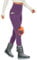 DDOBB Sport Leggings Damen High Waist Mit Taschen Bauchweg Sportleggins Gym Sporthose Leggings Blickdichte Lang Po Push Up Laufhose Yoga Hosen(Gefütterte-Violett,S)