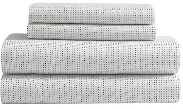 MARIMEKKO Bettwäsche-Set für King-Size-Bett, Bio-Baumwolle, luxuriös weich und glatt, Heimdekoration, GOTS-Zertifiziert (Pikku Rasymatto Beige, King-Size)