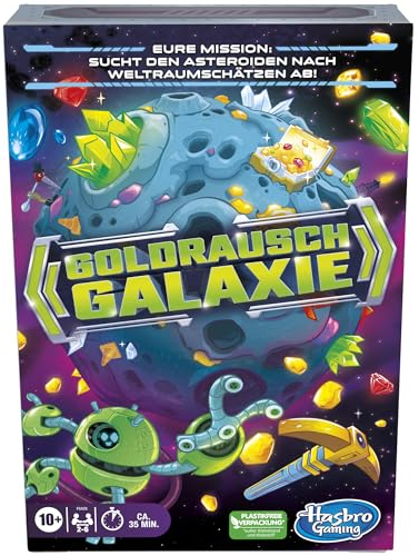 Goldrausch Galaxie, Strategie-Kartenspiel für Familien, Kinder, Jugendliche und Erwachsene, für 2–6 Spieler