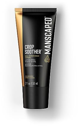 Der Crop Soother™ von MANSCAPED®: Intim-Aftershave-Lotion, Mit Aloe vera, Hafermehl, Sheabutter, Kakaobutter und Distelöl, Wirkt rasurbedingten Irritationen entgegen, Für empfindliche Haut