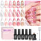 beetles Gel Polish Jelly Cat Eye Glitter Pink Nude Beige Clear Sliver Magnetic Pastel Gel Nail Polish Holographic Natural Nail Polish Art Manicure