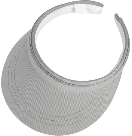 Sun Visors Women Men Unisex Tennis Golf Visor Hat Adjustable Summer Hats Sport Outdoor Visor Hat Uv Protection Cap(Gray)