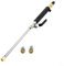 Potente idropulitrice idrogetto per lavaggio e pulizia auto, design 2 in 1, soluzione di pulizia (nero)