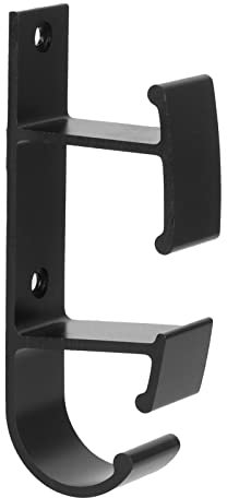 Yctze Soporte para Lavabo Negro, Soporte para Gancho para Lavabo Montado en W, Accesorio para Inodoro | Lavabo para Toallas y Artículos para el hogar.