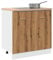 Myheimly Spülenunterschrank Artisan-Eiche 80x46x81,5 cm Holzwerkstoff Küchenschrank Küchenzeile Küchenmöbel Unterschrank Küchenunterschrank Schrank