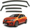 AirFlux Set mit 4 Windabweisern, kompatibel mit Renault Clio MK5 5-Türer Schrägheck 2020 2021 2022 2023 2024 2025 Modelle