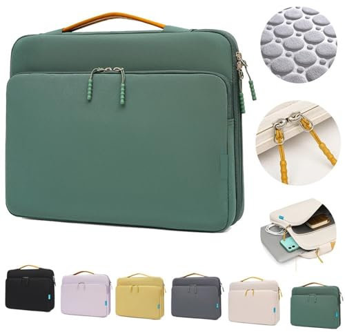 Ayztantine Sacoche Ordinateur Sac à Manches for Ordinateur Portable 13.3 14.1 15.6 Pouces, Sacoche de Voyage Portable, Sac de Transport for Ordinateur, Sac à Main étanche(Light Purple,for 15-16 inch)