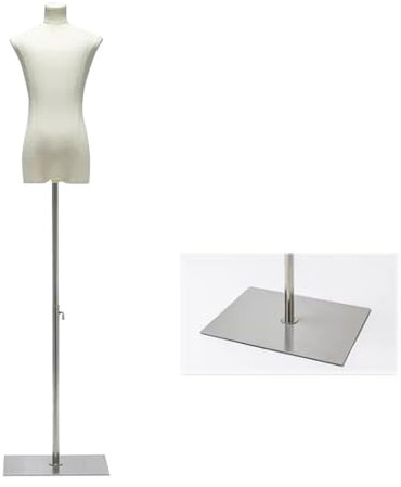 WOLEYUU Schneiderpuppe Kinder Verstellbare Schneiderbüste Schaufensterpuppe Teenager Kostüm-Requisiten Puppen Männlich Und Weiblich Verkaufsständer Für Kinderbekleidung(Without arms)