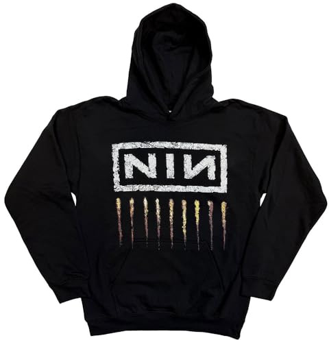 Nine Inch Nails Downward Spiral Pullover Hoodie M Black