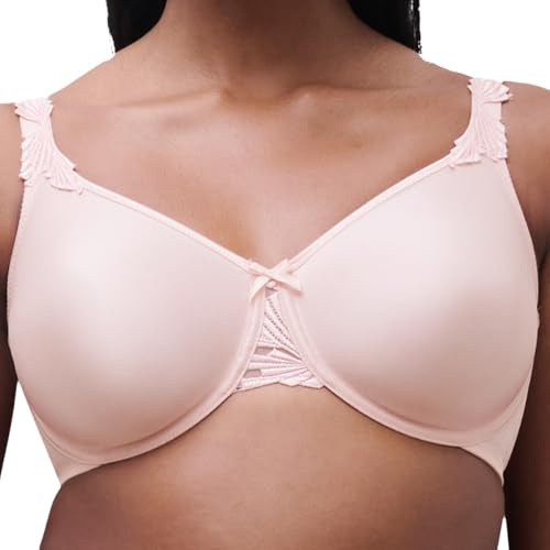 Chantelle Hedona Bügel-BH Damen – Minimizer-Effekt für große Cups, Nahtlose gemoldete Cups, Fester Halt durch Simplex-Gewebe, Breite Seiten & Verstellbare Träger – Eleganter Komfort