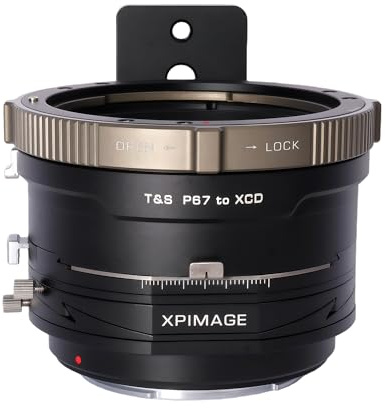 XPIMAGE Tilt-Shift Lens Mount Adapter Ring Compatible with Pentax 67 Lens to Hasselblad XCD Camera X1D X2D 907X