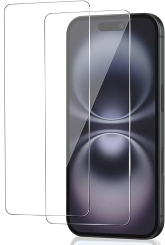 ICESPRING für Panzerglas für Apple iPhone 15 Schutzfolie, 2 Stück Fingerabdruck-ID Panzerfolie für iPhone 15 Folie, 9H Härte Schutzglas für Apple iPhone 15 Panzer Schutz Glas