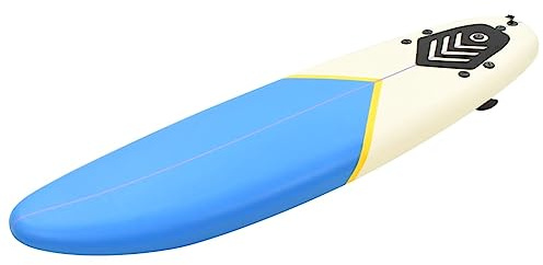 Generico Tavola da Surf 170 cm Blu e Crema,Multicolore,3.45kg,91687