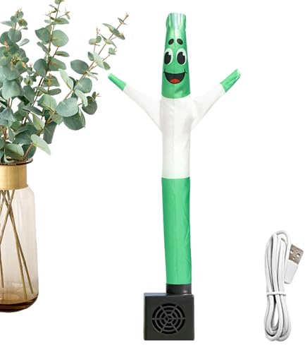 Aufblasbare Luftfigur | 50 cm Puppe mit wackelnden Armen und Körper - Schüttelnder Körperröhrenmann Mit Gebläse,Für Weihnachten Geschäft Wohnzimmer Deko