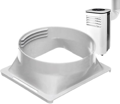 AC Square Exhaust Hose Coupler,Air Outlet Secure Fit Connector | Portable Air Conditioner Exhaust Hose Adapter,for Apartment Dwellers Dorm Room Residents Enthusiast