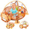 Krabbeldecke mit Spielbogen und Bällen Tolles Tiger Motiv Spieldecke mit Greiflingen