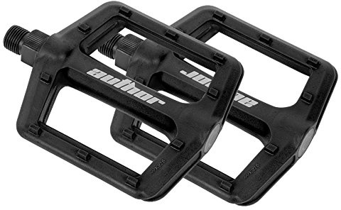 Fahrradpedale APD-F13 Nylon BMX MTB Plattformpedale schwarz Reflektor