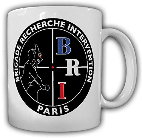Mug BRI Brigade de recherche et d'intervention Paris Police France #23327