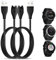 CAVN 2-Stück 3.3ft Ladekabel Kompatibel mit Vivoactive 5 4S 4 3/Fenix 7 7S 7X 6 6S 6X 5 5S Pro/Venu 3 3S 2 2S 2 Plus Sq/Forerunner 55 45 45S/Instinct, USB Daten Sync Ersatz Datenkabel