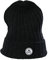 CASH-MERE.CH 100% Kaschmir Rib Mütze | Strickmütze für Damen und Jugendliche (Grau/Dunkelgrau/Dunkles Anthrazit, One Size)