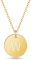 GD GOOD.designs Kette mit Buchstabe W Gold 18 Karat - Wasserfest I Goldkette für Damen mit A-Z Anhänger I Initial Buchstabenkette - Valentinstag-Geschenk für Sie und Ihn