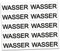 Finest Folia 10 x Aufkleber Kraftstoff Kennzeichnung Tankdeckel Auto Hinweis Brennstoffe AdBlue Benzin Gemisch Diesel Wasser Super (R022-01 Wasser)