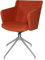 TOPSTAR | Besuchersessel SFH | 3D-Sitzgelenk und Aluminium-Fußkreuz | orange