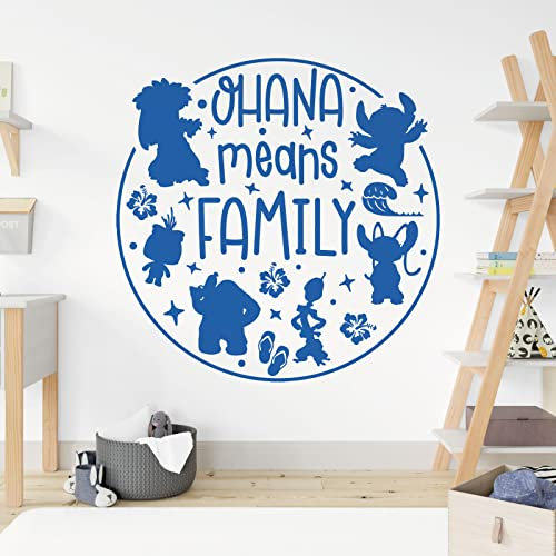 Ohana Means Family – Lilo und Stitch – Kinder Wandtattoo [Marina]