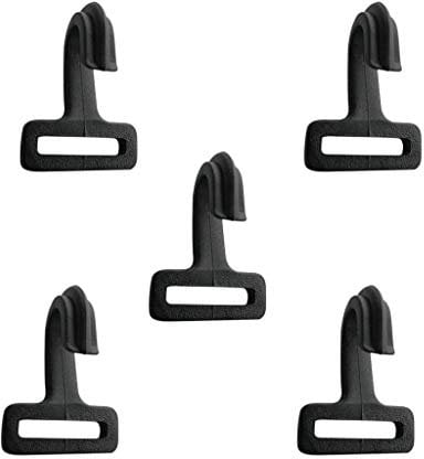 5 Pieces Plastic Camping Hiking Travel Caravan Awning Inner Tent Suspension Plastic Hooks Hanging Clip