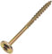 AERZETIX - C48351 - Lot de 100 Vis à bois Ø6x100mm - à tête large bombée - à empreinte étoile Т30