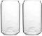 Angoily 2 Vasos de Cerveza Grandes de 18 Onzas Vasos de Vidrio en Forma de Lata Vasos de Cóctel Vasos de Whisky para Jugo Cerveza Soda Bebidas Heladas Y Cócteles