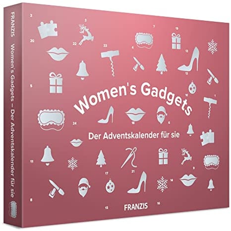FRANZIS 67181 - Women's Gadgets - Der Adventskalender für Sie, 24 kleine Überraschungen, die Frauenherzen höher schlagen lassen