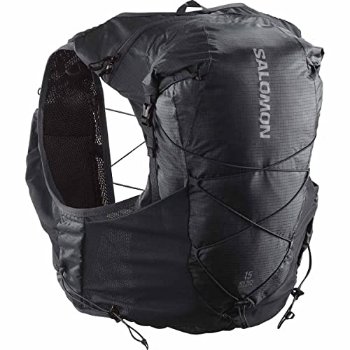 SALOMON ADV Skin X Season 15 Set Rucksack, Erwachsene Unisex, Ebony/Alloy/ (schwarz), L