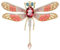 KristLand Broche Libellule épingles Broches Corsages avec des Pierres De Cristal Scintillantes Badges Broches De Vêtements Bijoux Coffrets Cadeaux pour Femmes Dames