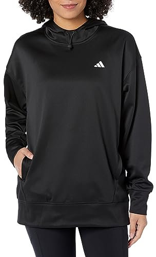 adidas W GG HD Swt Maglione, Nero/Bianco, M Donna