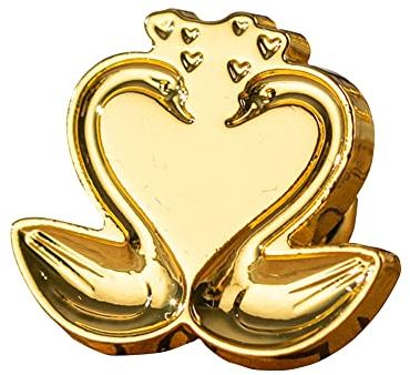 Starnearby Wachssiegel Stempel unregelmäßige Form für DIY Einladungen,Briefe und Hochzeit, Brieffreundschaft, Wax Seal Stamp(Liebesschwan)