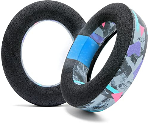 WC FreeZe HS60 – Kühlgel-Ersatz-Ohrpolster für Corsair HS50,HS60,HS70 und mehr von Wicked Cushions – Steigern Sie Komfort,Haltbarkeit,Dicke und Schallisolierung für epische Gaming-Sessions |90's Black