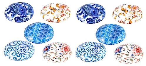 Cabilock 10 Piezas Titular de Palillos de Dibujos Animados Base Escritorio giftcrad reposacabezas Chino Porta Palillos de Porcelana espatulas Soporte para Palillos Resto de Palillos patrón